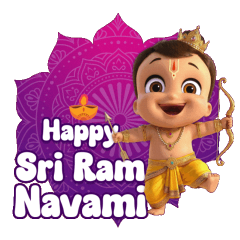 Rama Sriram Sticker by Chhota Bheem