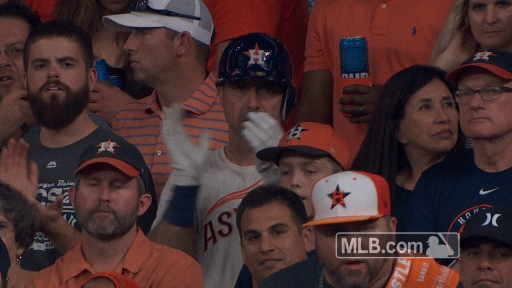 Houston Astros Clap GIF by MLB