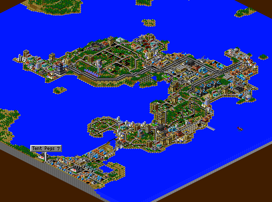 sim city 2000 pixel art GIF