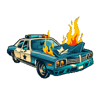 Art Burn Sticker by Mighty Sounds