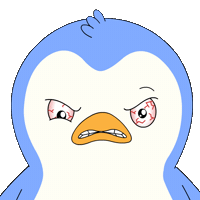 Angry Fight Sticker by Pudgy Penguins