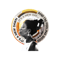 Feeling Good Singer Sticker by Verve Label Group