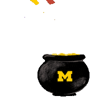 St Patricks Day Rainbow Sticker by University of Michigan