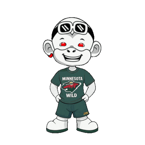 Minnesota Wild Sticker by Zhot Shop
