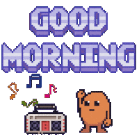 Morning Gm Sticker by Memeland by 9GAG