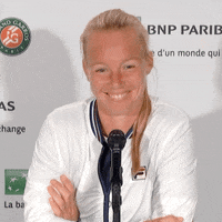 kiki bertens tennis GIF by Roland-Garros