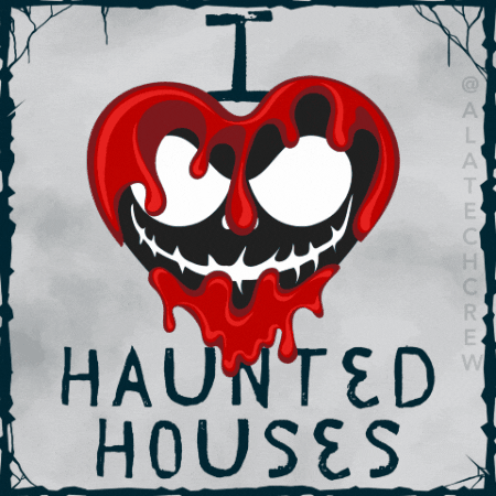 Haunted House Halloween GIF by ALA Tech Crew