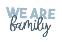 We Are Family Love Sticker