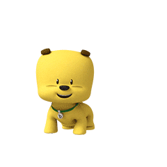 Dog Hello Sticker by UpStudiosWorld