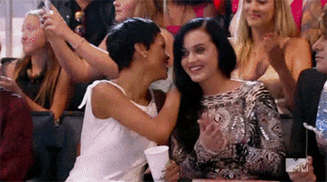 katy perry throwing shade GIF