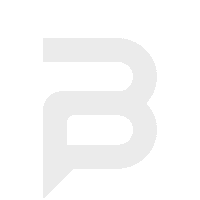 bergholz-media logo white b speechbubble Sticker