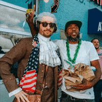 Posing Founding Father GIF