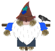 Gnome Scarecrow Sticker