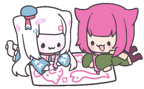 Art Hanging Out Sticker