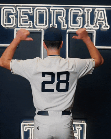 Georgia Tech Baseball GIF by Georgia Tech Yellow Jackets