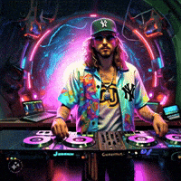 DJ_PROPER party dj hip hop rave GIF