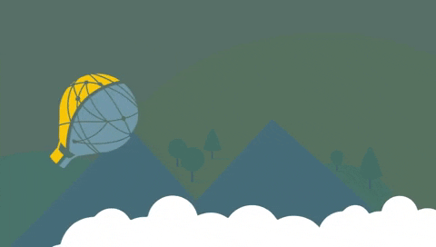 airballoon giphygifmaker marketing web design air balloon GIF