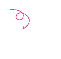 Pink Arrow Sticker by Kraamzus