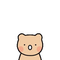 Emoji Bear Sticker by WonderPals