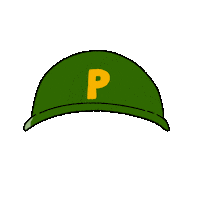 Army Helmet Sticker by Ponke