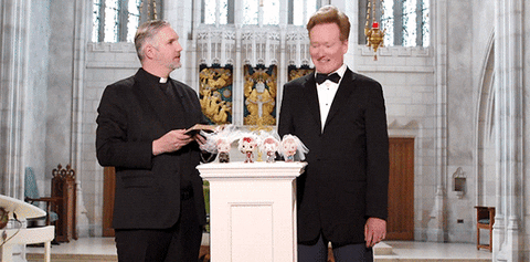marriage conan obrien GIF by Team Coco
