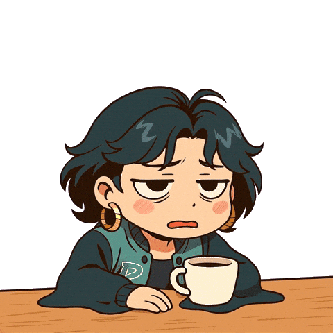 Tired Over It Sticker by Persona