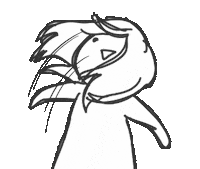 Rock Man Sticker by 水沐柚子rainpomelo