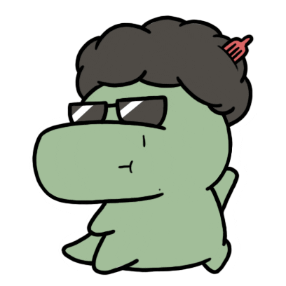 t rex party Sticker by Aminal Stickers