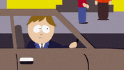 scared driver GIF by South Park 