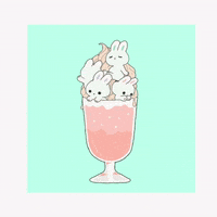 olgalukina hot summer drinks ice cream GIF