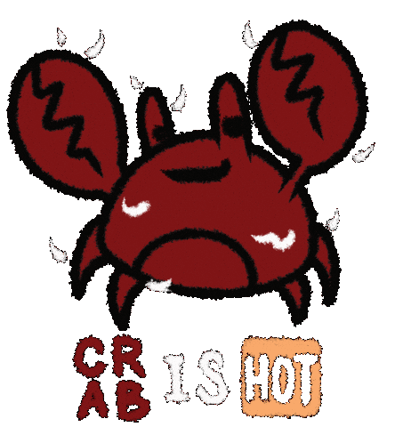 Crab Baba Is You Sticker by Nico