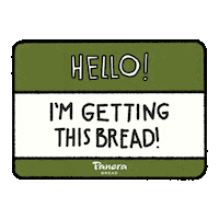 baguette nametag Sticker by Panera Bread