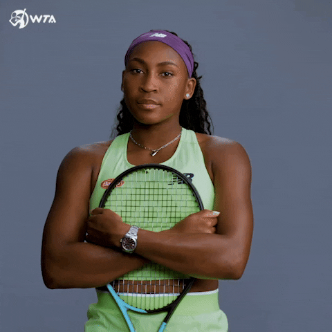 Tennis Cringe GIF by WTA