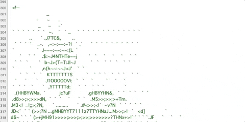 FujiiWebWorks giphygifgrabber aa pol ascii art GIF