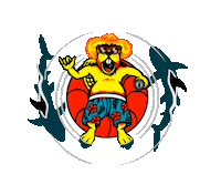 No Worries Swimming Sticker by Belching Beaver Brewery