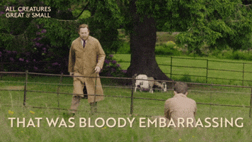 Shame Embarrassment GIF by All Creatures Great And Small