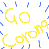 lasertruf corona doodle go corona lasertruf Sticker