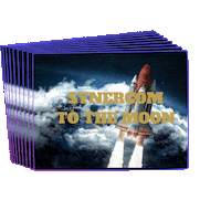 To The Moon Sticker by Soufiane El kaddouri