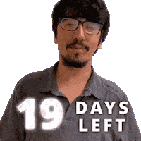 19 Days Sticker