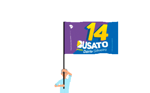 Flag Jj Sticker by Luiz Carlos Busato