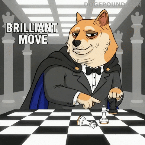 Winning Chess Game GIF by Doge Pound