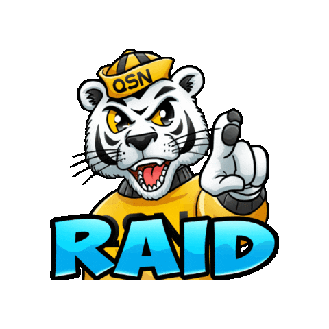 QSNgg giphygifmaker gaming tiger raid Sticker