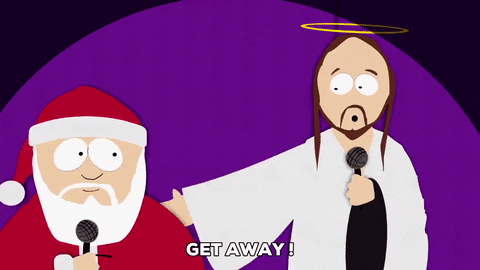 santa claus jesus GIF by South Park 