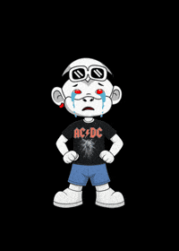 Rock 80S GIF by Zhot Shop