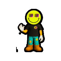 Smiley Face Mascot Sticker by Champ Camp