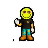 Smiley Face Mascot Sticker by Champ Camp