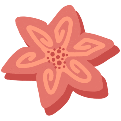 arreisartwork giphyupload red flower spring Sticker