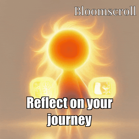 Glow Self-Discovery GIF by Bloomscroll
