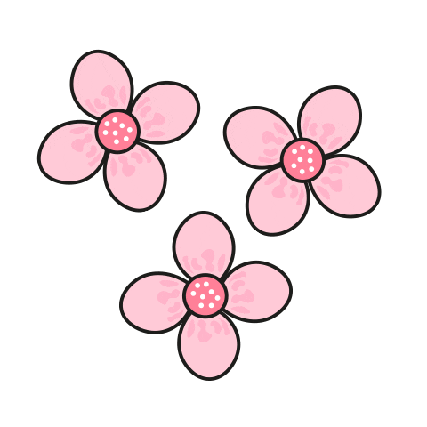 leelfactory giphyupload pink flower flowers Sticker