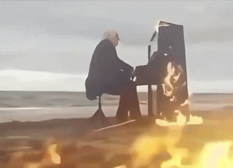 Fire Piano GIF
